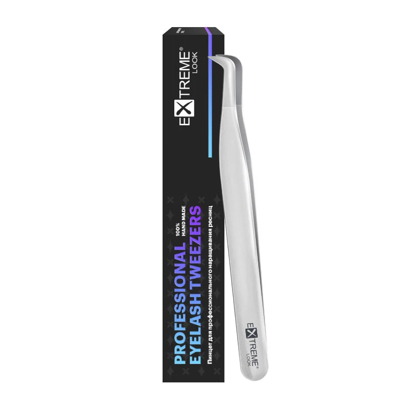 Pinzetta extension ciglia Extreme Look - "L Premium" / Punta Angolare