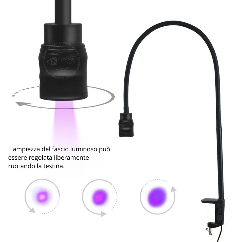 Lampada LED UV - "Extreme UV Fix Lamp POWER+"