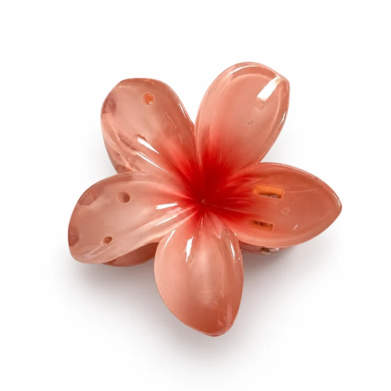 Pince à cheveux rouge foncé 7cm