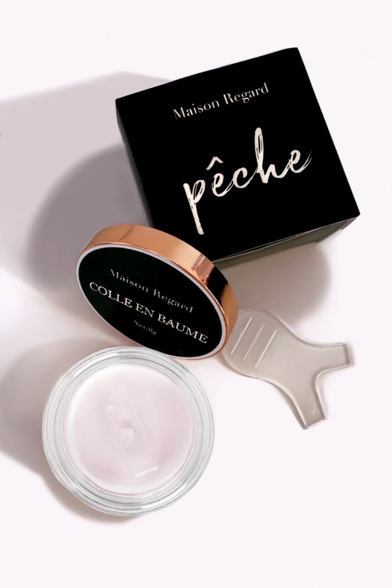 Glue balm + Brosse en Y - Colle en baume pour rehaussement de cils et Browlift
