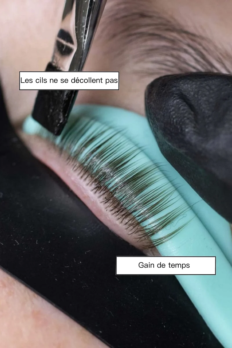 Glue balm + Brosse en Y - Colle en baume pour rehaussement de cils et Browlift