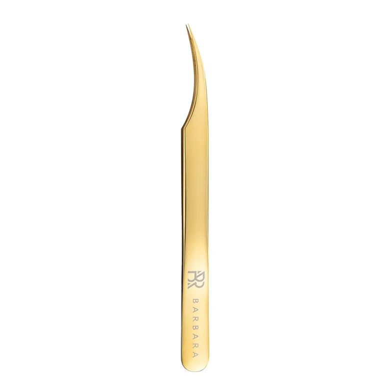 Pinzetta Ultra-Precisa Barbara Serie Gold — Punta Dritta