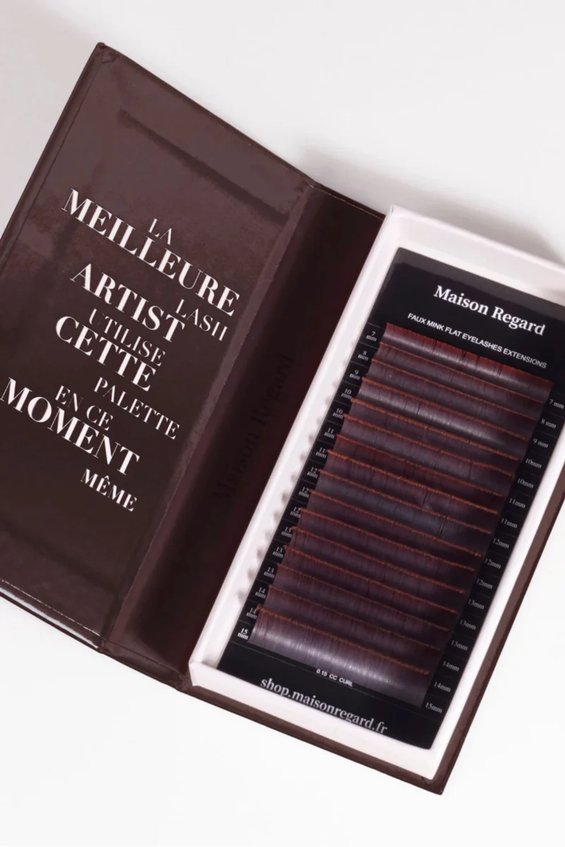 Brun chocolat - Extensions de cils classiques - Base Plate 0.15