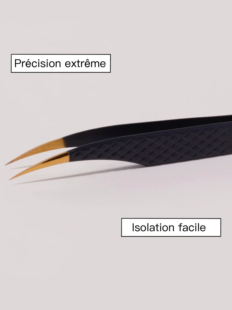 Pince d'isolation extension de cils