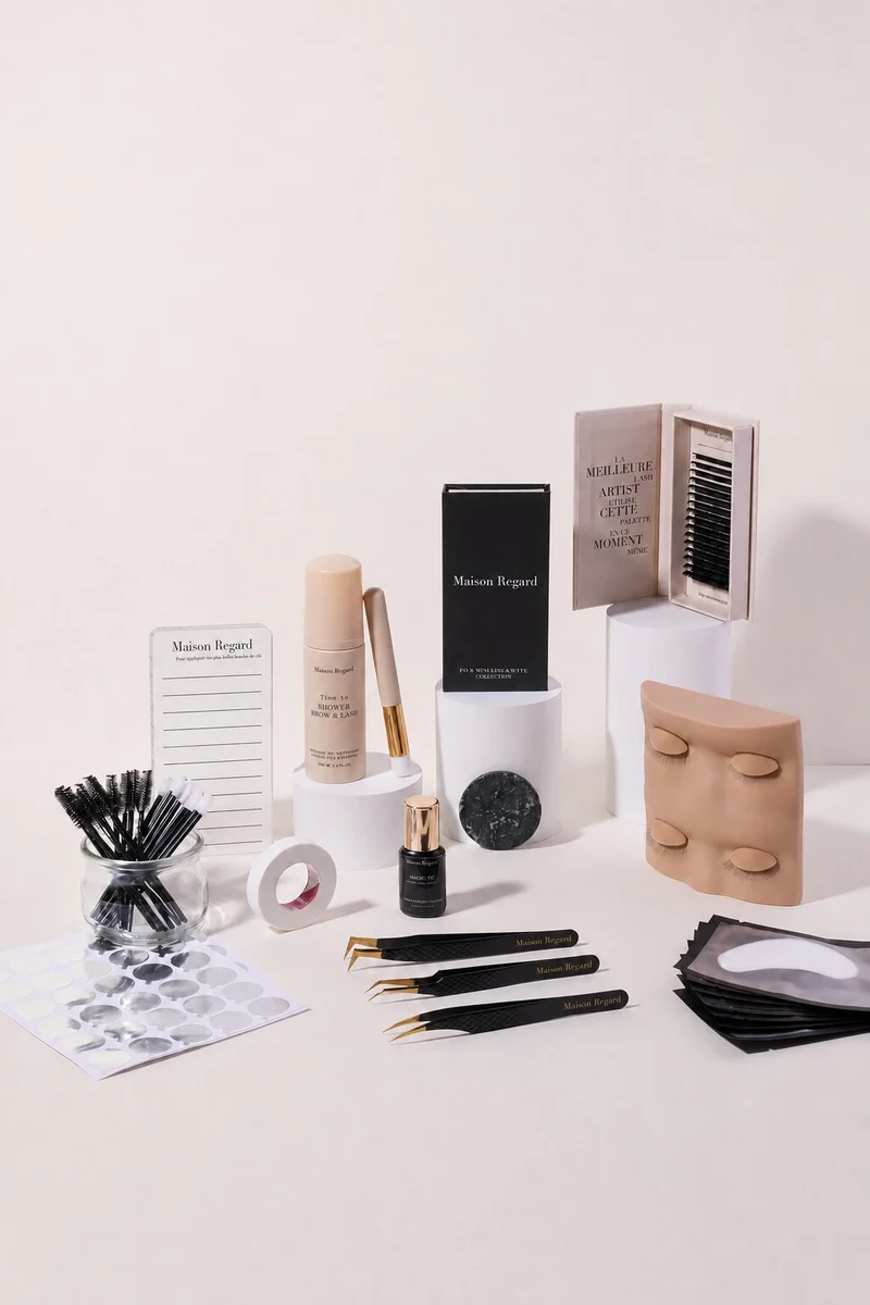 Cil à cil + Volume Russe : Kit d'entraînement + pratique