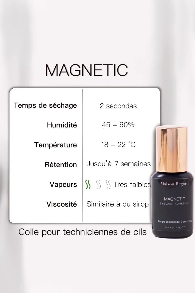 Colle Extensions de Cils 2 secondes - Magnetic
