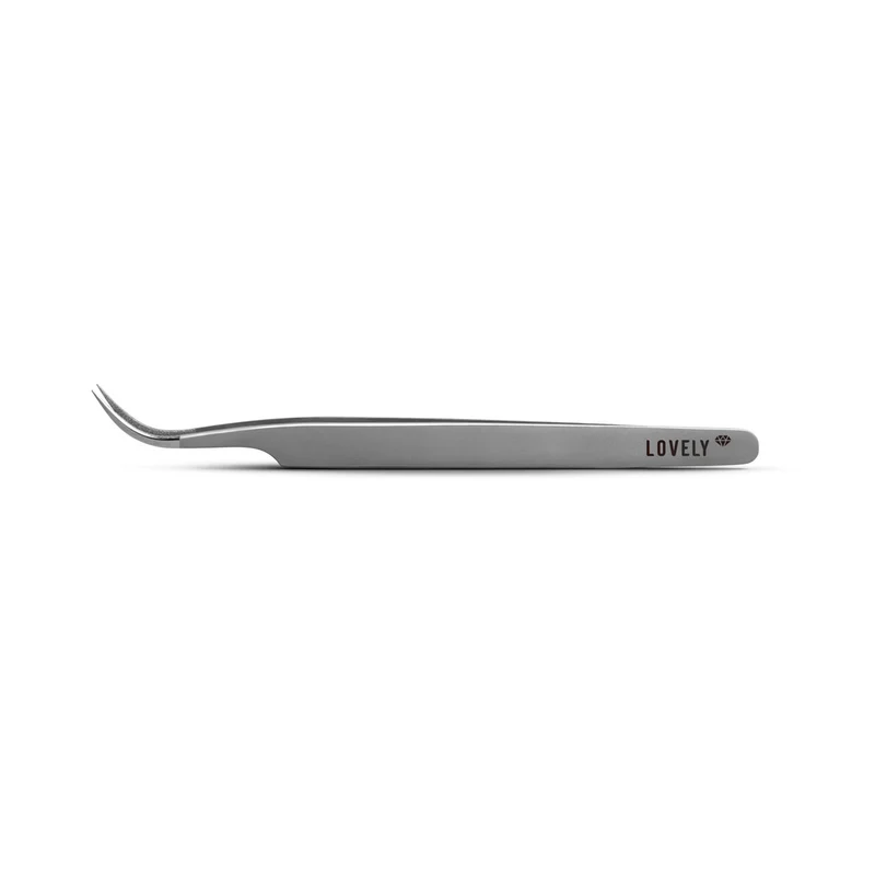 Pinzetta extension ciglia Lovely - Punta Curva - Diamond Edition
