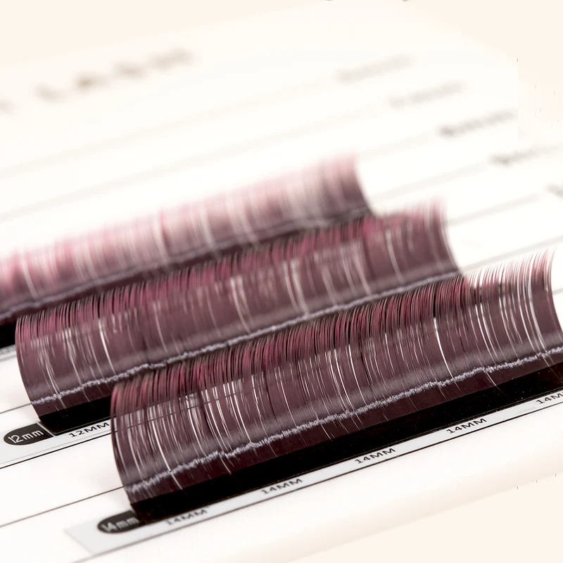 Pink Two-Tone Ombre Lashes 0.07