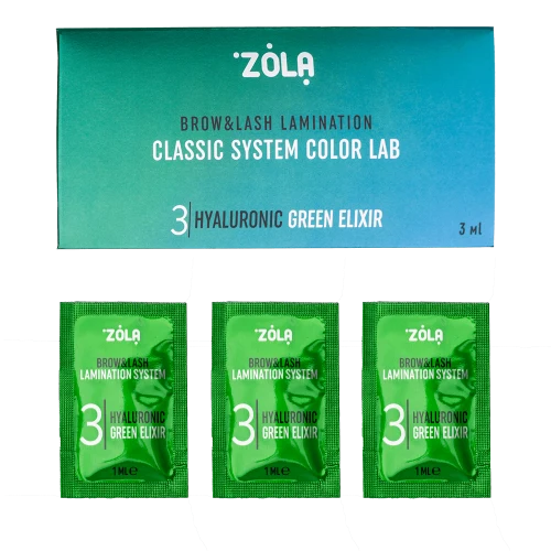 Rehaussement de cils Zola Color Lab - Step 3 (3x1ml)