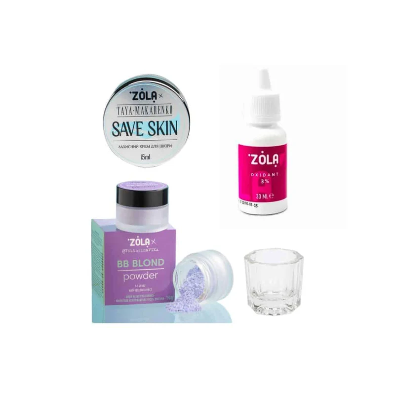 Kit décoloration sourcils Zola
