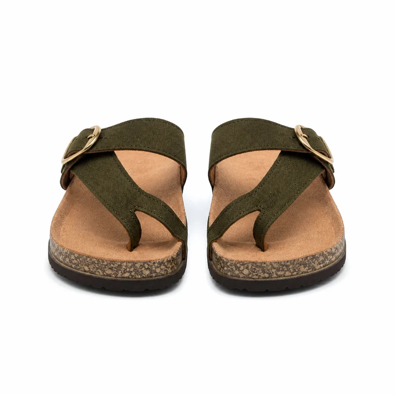 Sandales Kaki