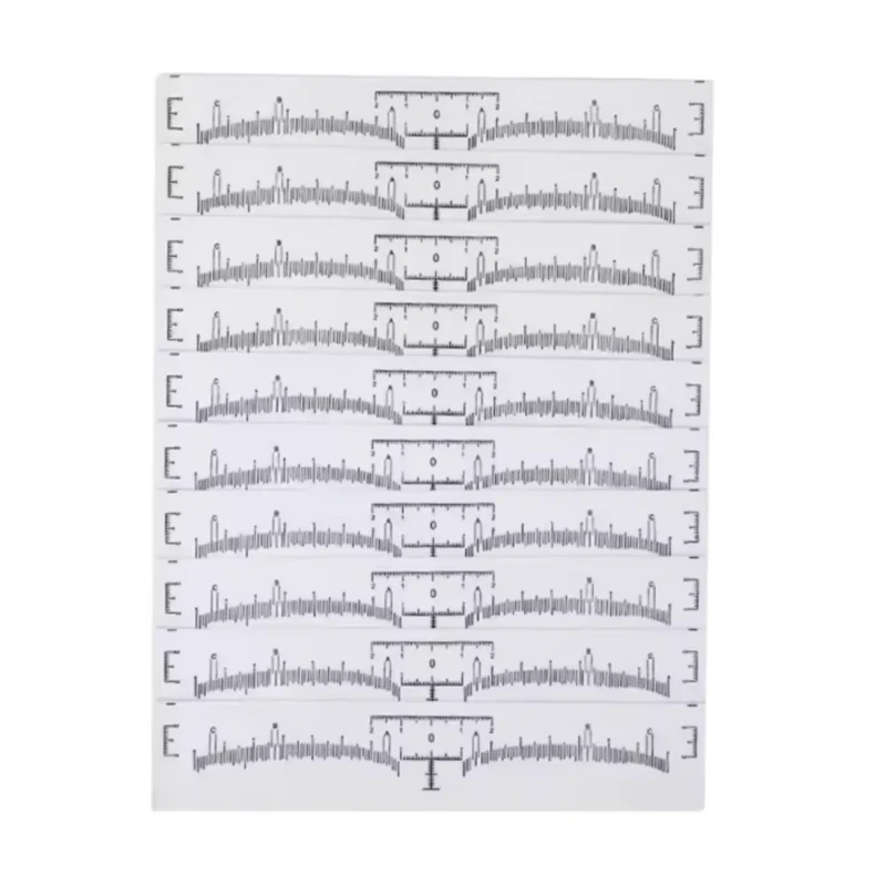 Règle mapping sourcils autocollante