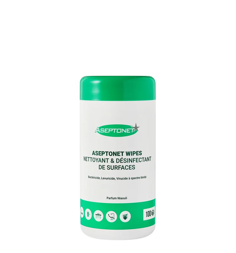 Lingettes Nettoyantes et Désinfectantes ASEPTONET