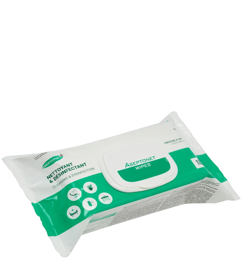 Lingettes Nettoyantes et Désinfectantes ASEPTONET