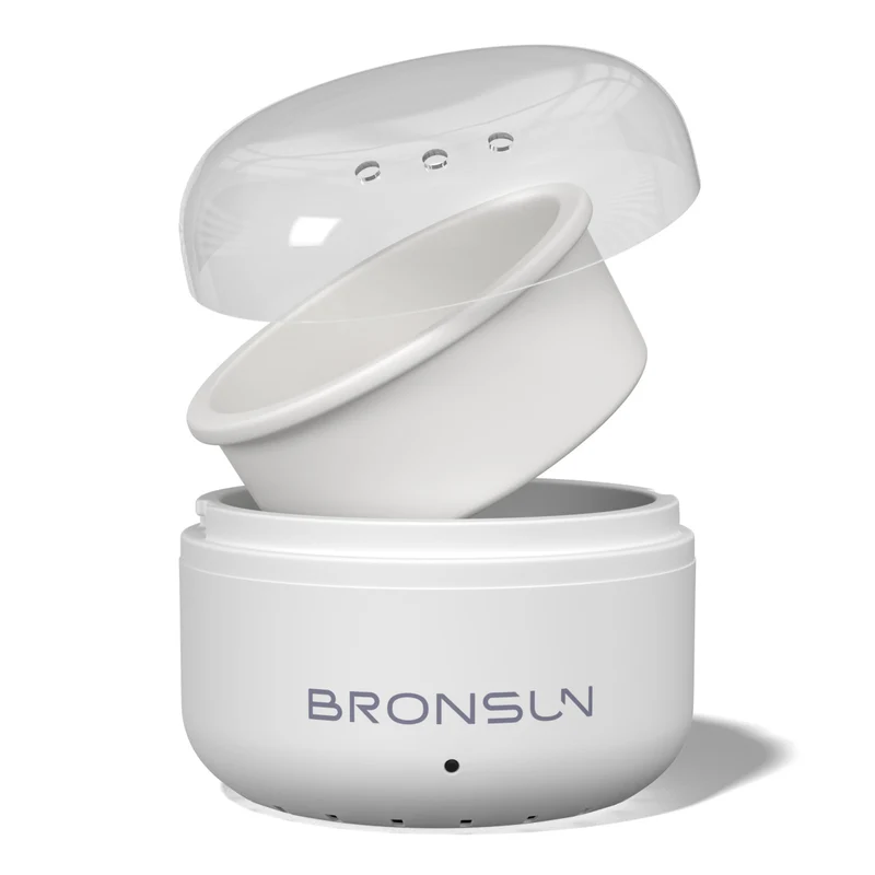 Kit per la depilazione sopracciglia con mini scaldacera BRONSUN