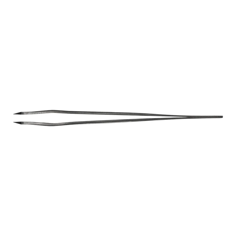 Pinzetta per Extension Ciglia Lovely "Elegant Grace" – Serie NanoFiber Black, Mini Stivaletto