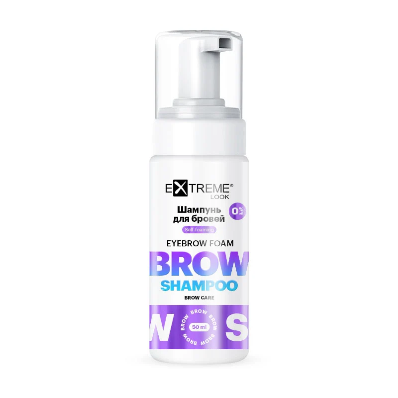 Shampoo per Sopracciglia con Oli Idrofili e Effetto Detox - Extreme Look, 50ml