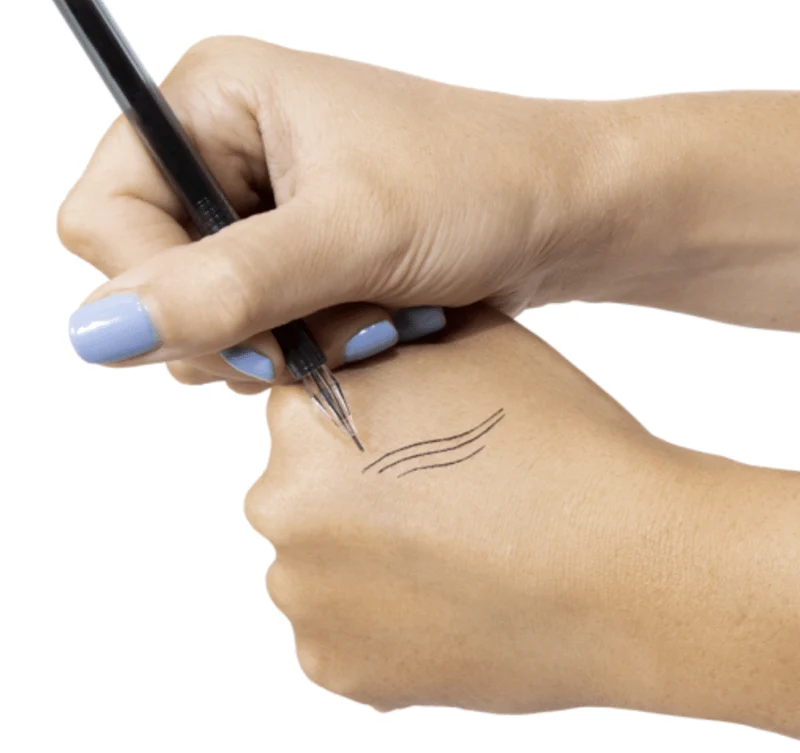 Crayon sourcil effet poil Biotek