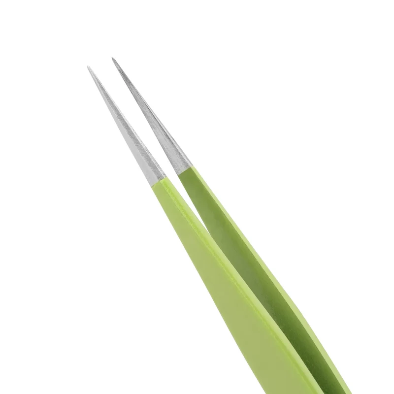 Set di pinzette per extension ciglia Barbara - "Olive Green"