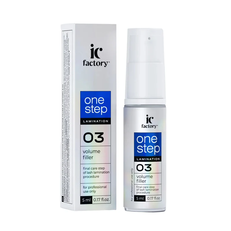 ONE STEP VOLUME FILLER IC FACTORY - Composizione #3 per laminazione ciglia, 5 ml