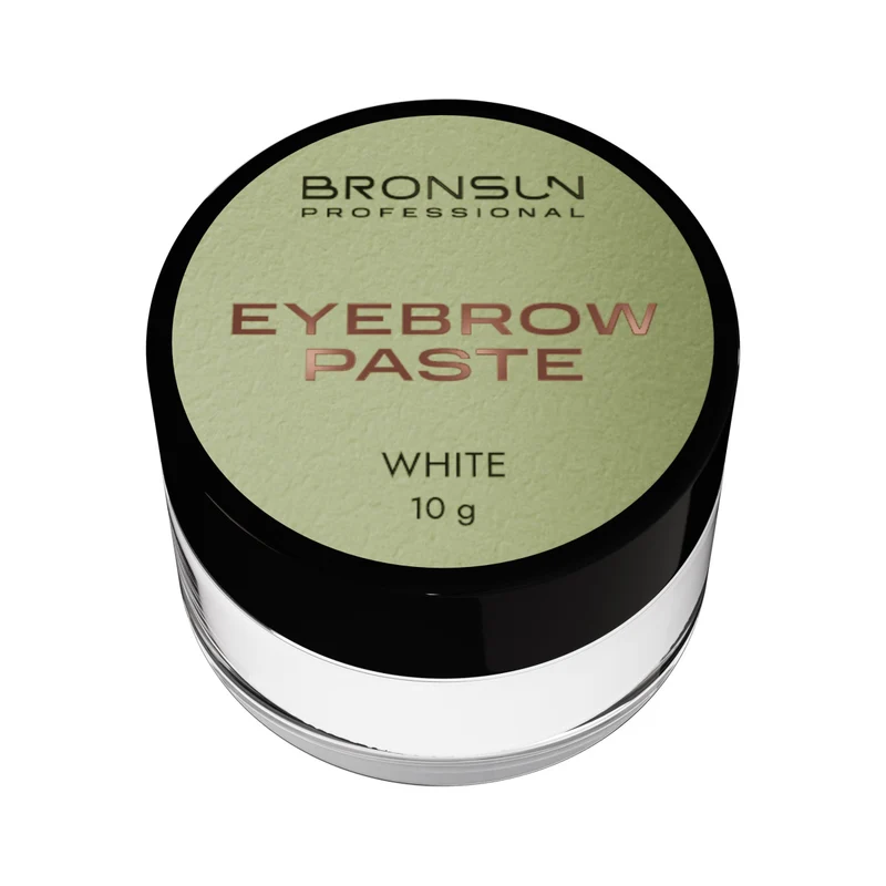 Pasta per Sopracciglia BRONSUN, Colore Bianco, 10 g