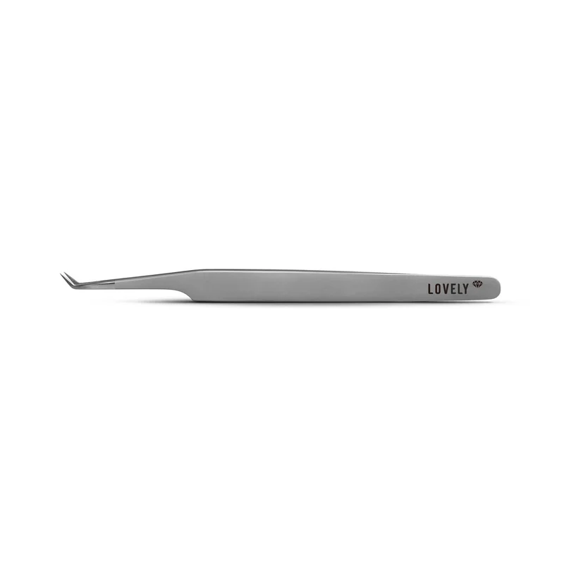 Pinzetta extension ciglia Lovely - tipo "L - 5mm Soft" - Diamond Edition
