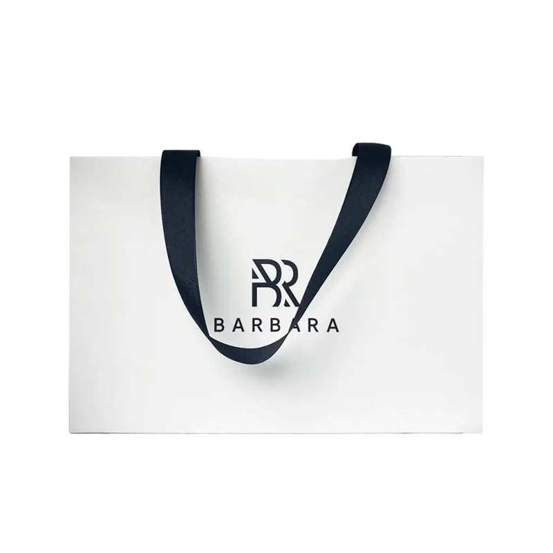 Shopper Carta Barbara – Busta Brandizzata 30×20×12 cm