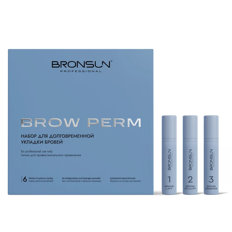 Kit per laminazione sopracciglia Bronsun Brow Perm