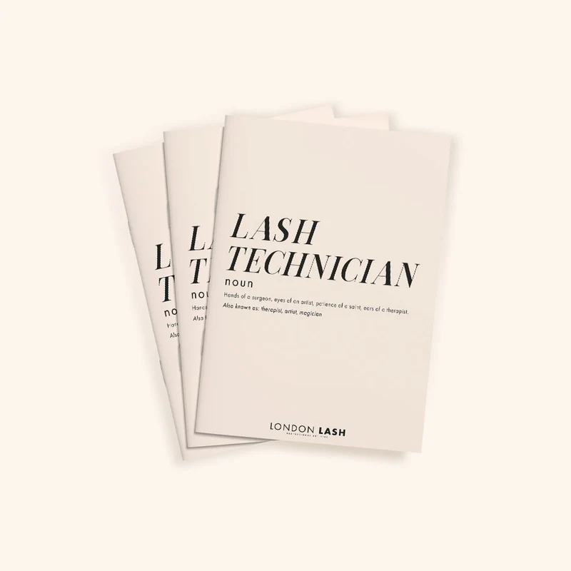 London Lash Notebook