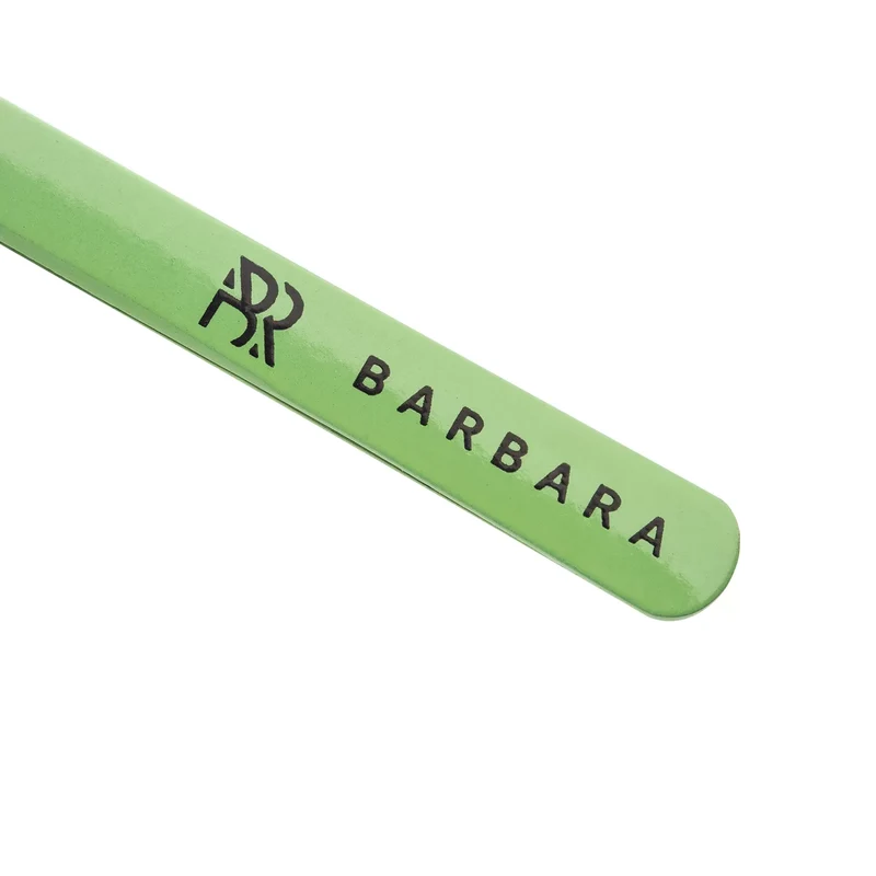 Set di pinzette per extension ciglia Barbara - "Light Green"