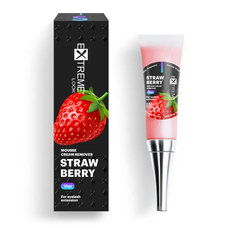 Remover mousse Extreme Look - "Strawberry" 10gr