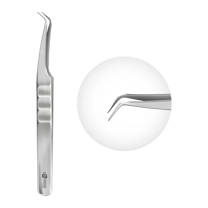 Pinzetta extension ciglia Extreme Look - "Triple Grip" Super top S" / Tipo L