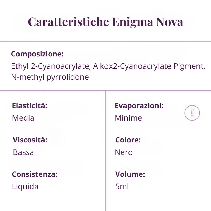 Enigma "Nova" - Colla Professionale per Extension Ciglia