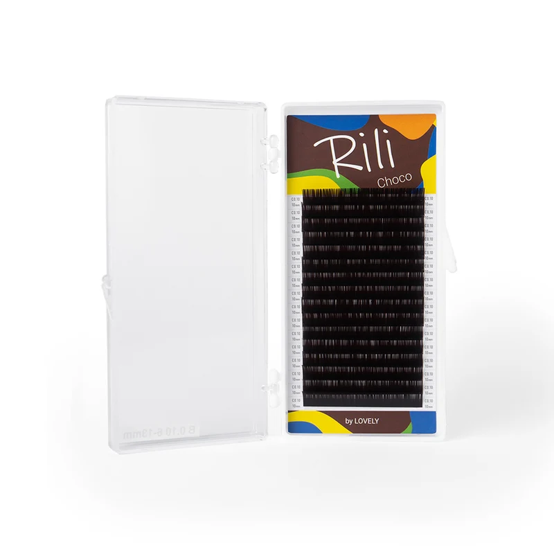Extension Ciglia marroni Rili Choco - 16 linee Lunghezza Singola