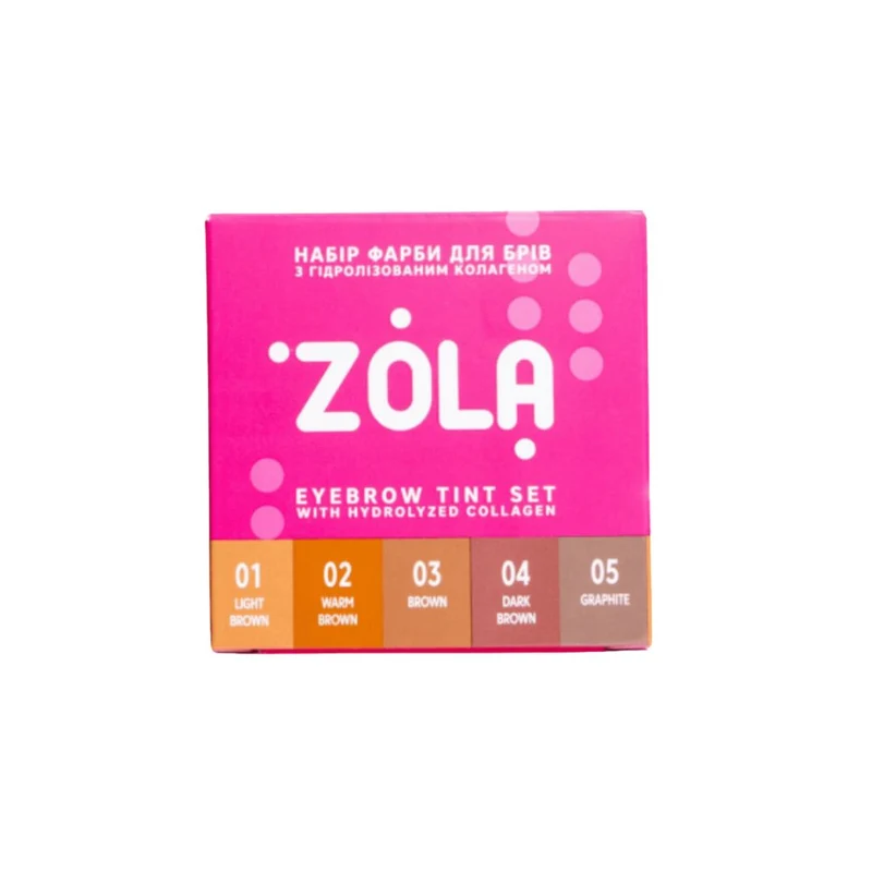 Teinture Hybride Sourcils Zola - Kit Unidose (5x5ml)