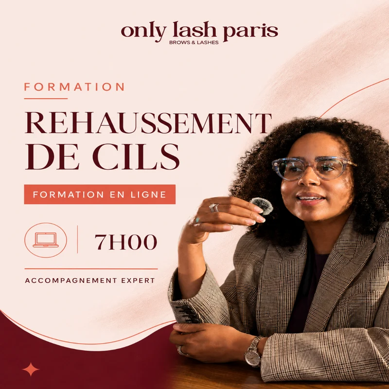 Formation Rehaussement de Cils en Ligne - débutante à intermédiaire
