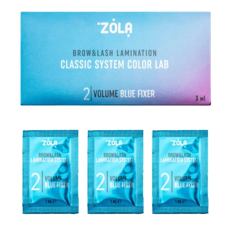 Rehaussement de cils Zola Color Lab - Step 2(3x1ml)