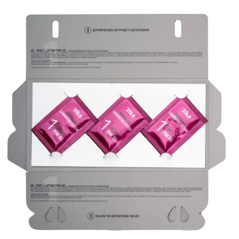 Rehaussement de cils Zola Color Lab - Step 1 (3x1ml)