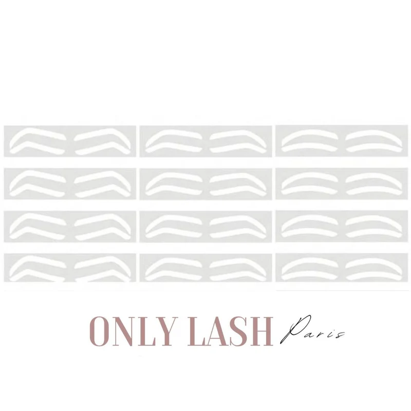 Pochoir pour Sourcils - Lot de 12 paires
