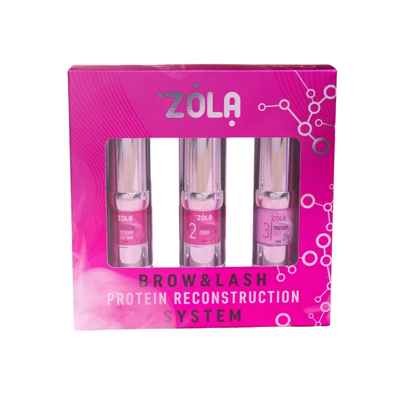 Kit rehaussement de cils Zola - protein reconstruction system