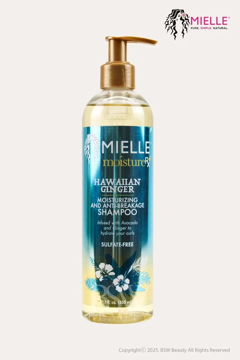 [DISCONTINUED] MIELLE MOISTURE RX HAWAIIAN GINGER MOISTURIZING AND ANTI-BREAKAGE SHAMPOO 12oz