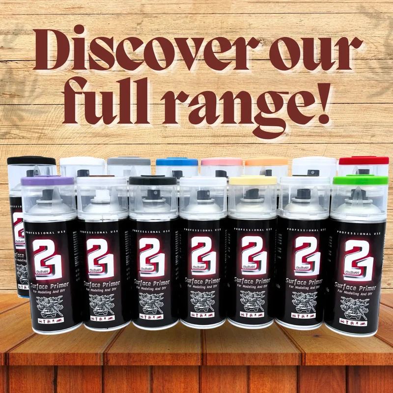 PRIMER SPRAY MARRON Colle21 - Produit pour bricolage & modélisme, pour des finitions parfaites !