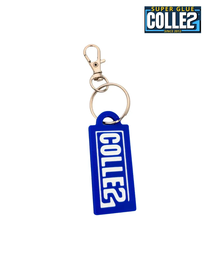 🔑 Porte-clés avec logo Colle21 – Accessoire léger pour clés, sac et trousse