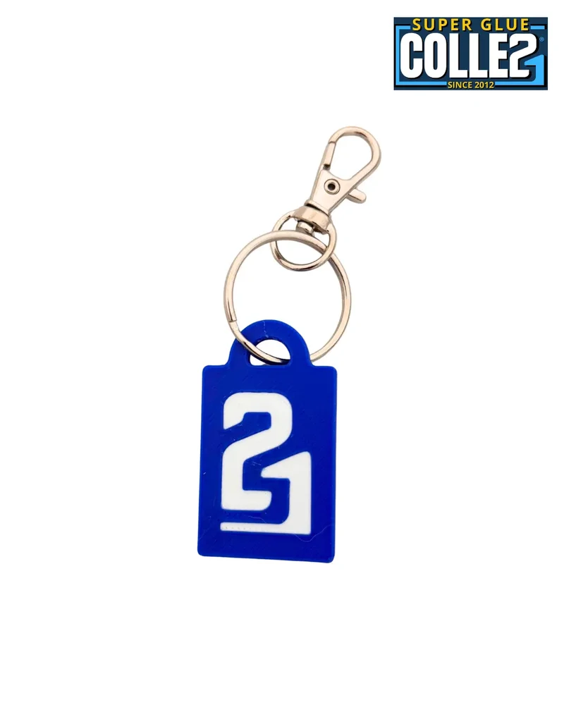 🔑 Porte-clés avec logo Colle21 – Accessoire léger pour clés, sac et trousse