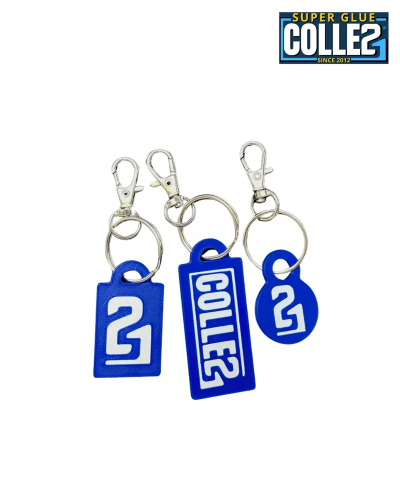 🔑 Porte-clés avec logo Colle21 – Accessoire léger pour clés, sac et trousse
