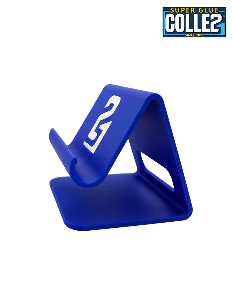 Support de téléphone de bureau Colle21 – Universel pour smartphone – Bleu