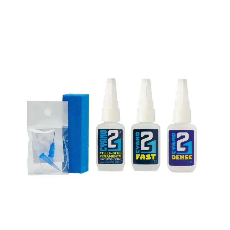 🧪 Kit TRIO Super Glue Cyano Colle21 avec Support & Lime – Lot de 3 Colles Extra-Fortes Multi-Usages pour Modélisme, Bricolage Créatif et Réparations Techniques 🛠️