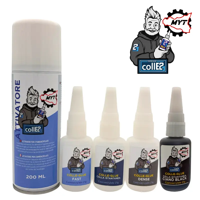 🧰 Kit Super Glue Cyano Colle21 MYT : 5 produits professionnels pour réparer, créer et assembler