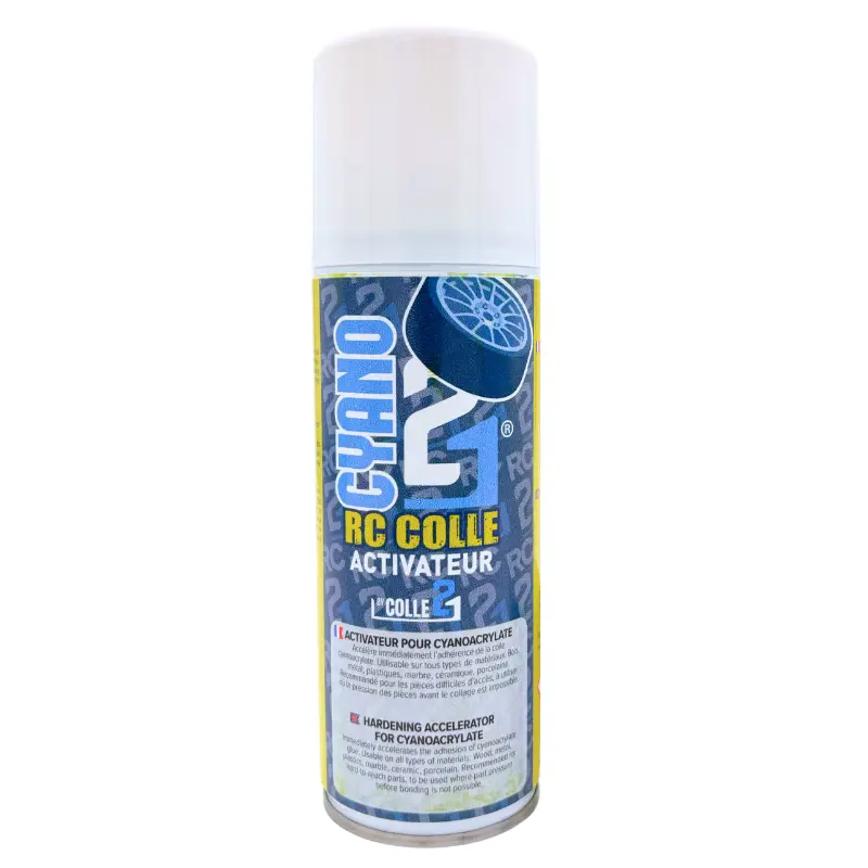 🚀 Activateur Spray Colle21 200ml | Activateur pour RC – Accélérateur de Colle Cyano pour Modélisme Radio Commandé, Réparations Rapides et Collage Instantané 🛠️