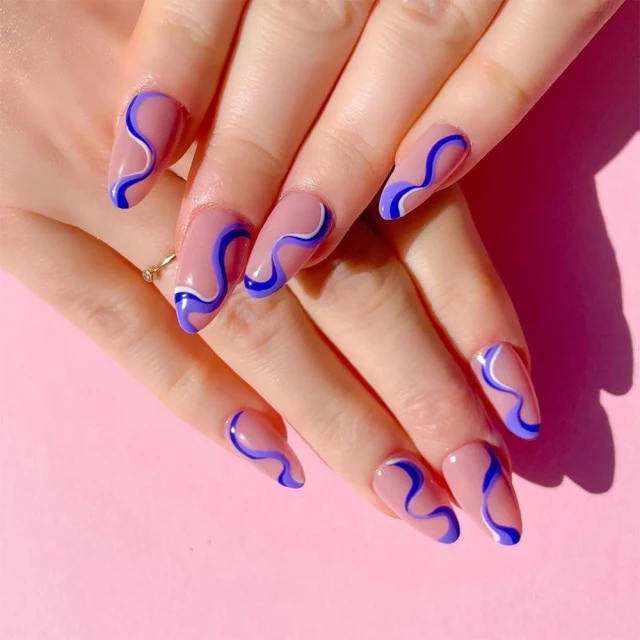 Faux Ongles Rose Pastel